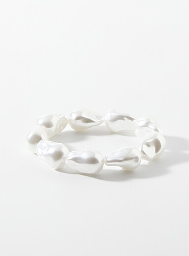 Le bracelet perles surdimensionn&eacute;es