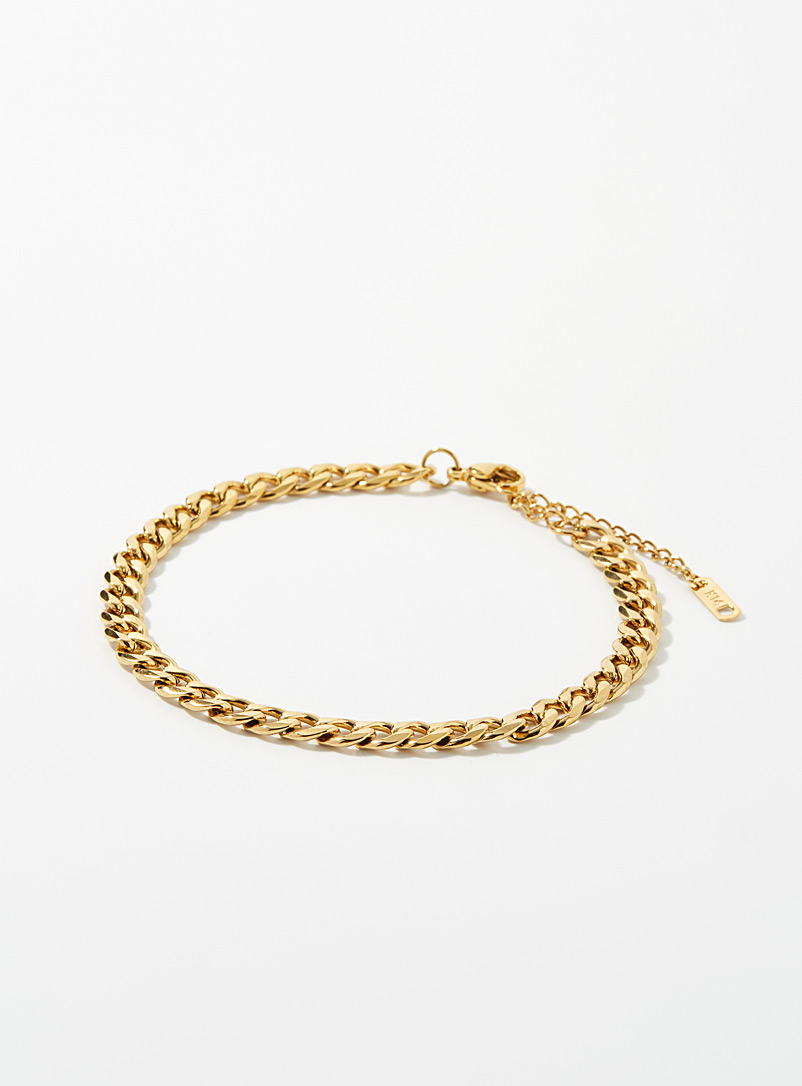 Simons Assorted Curb-link anklet for women