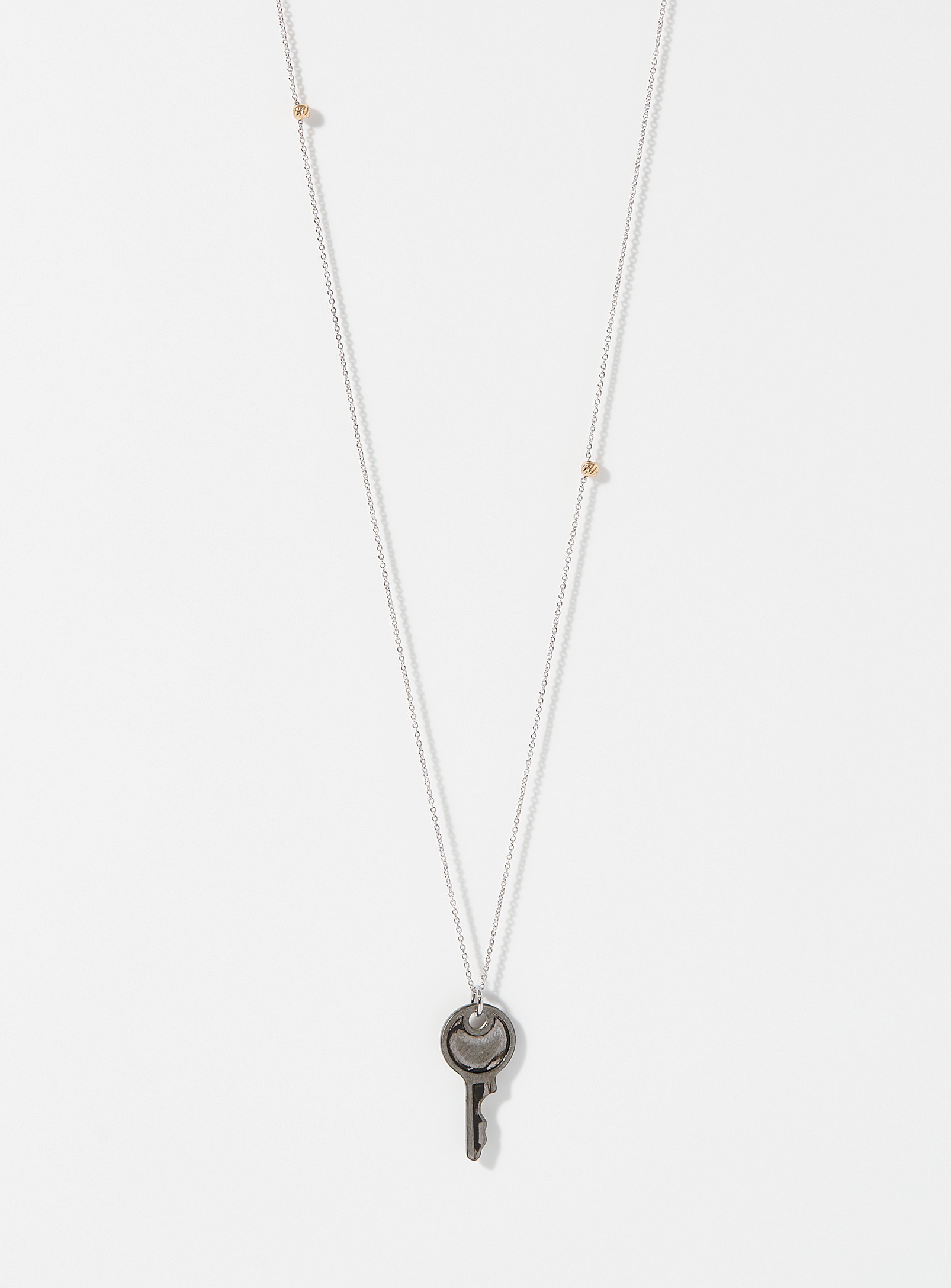 Le 31 - Men's Long vintage-style key pendant necklace