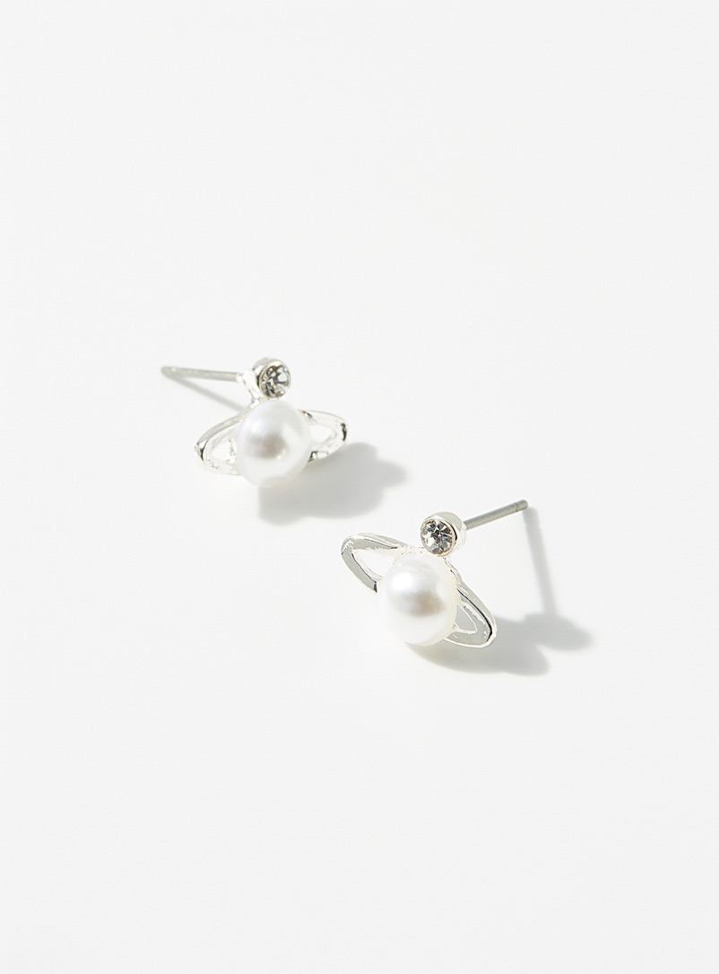 Pearly Planet Earrings