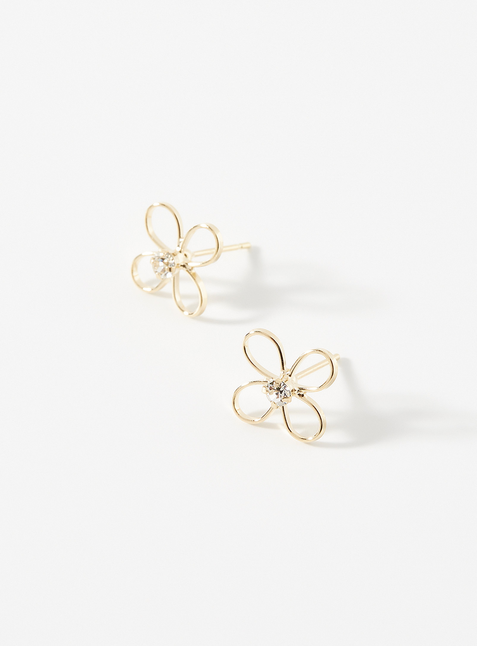 Simons - Women's Floral silhouette earrings