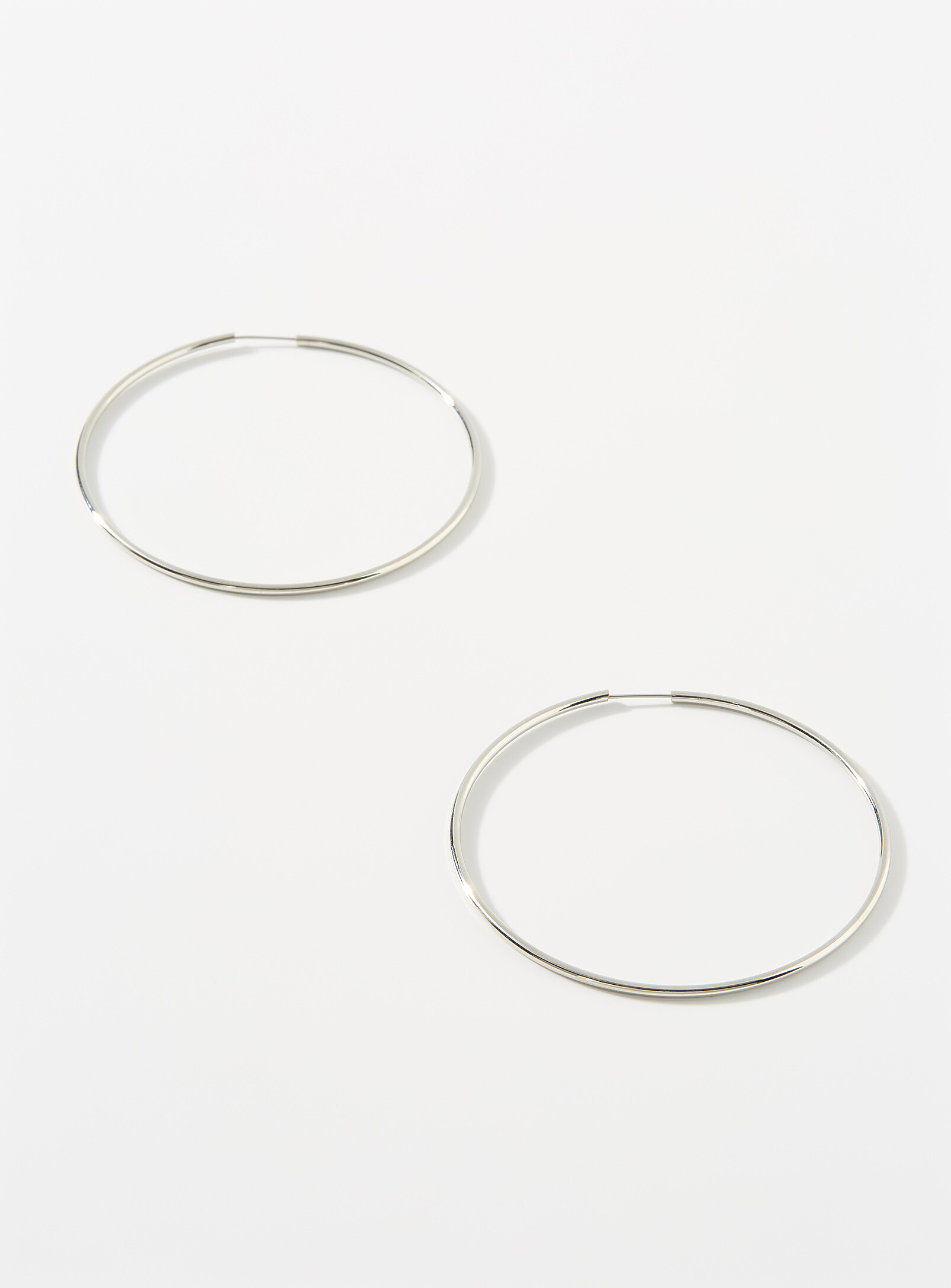 Simon's Essential Hoops In Silver