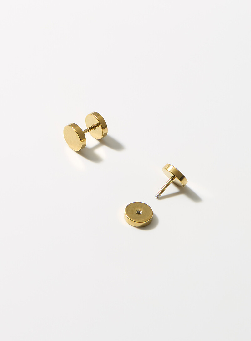 Round Plate Earrings