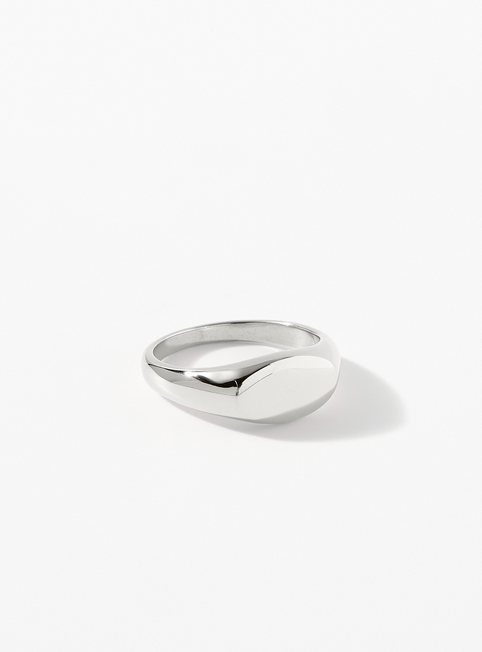 Le 31 Oval Signet Ring In Silver