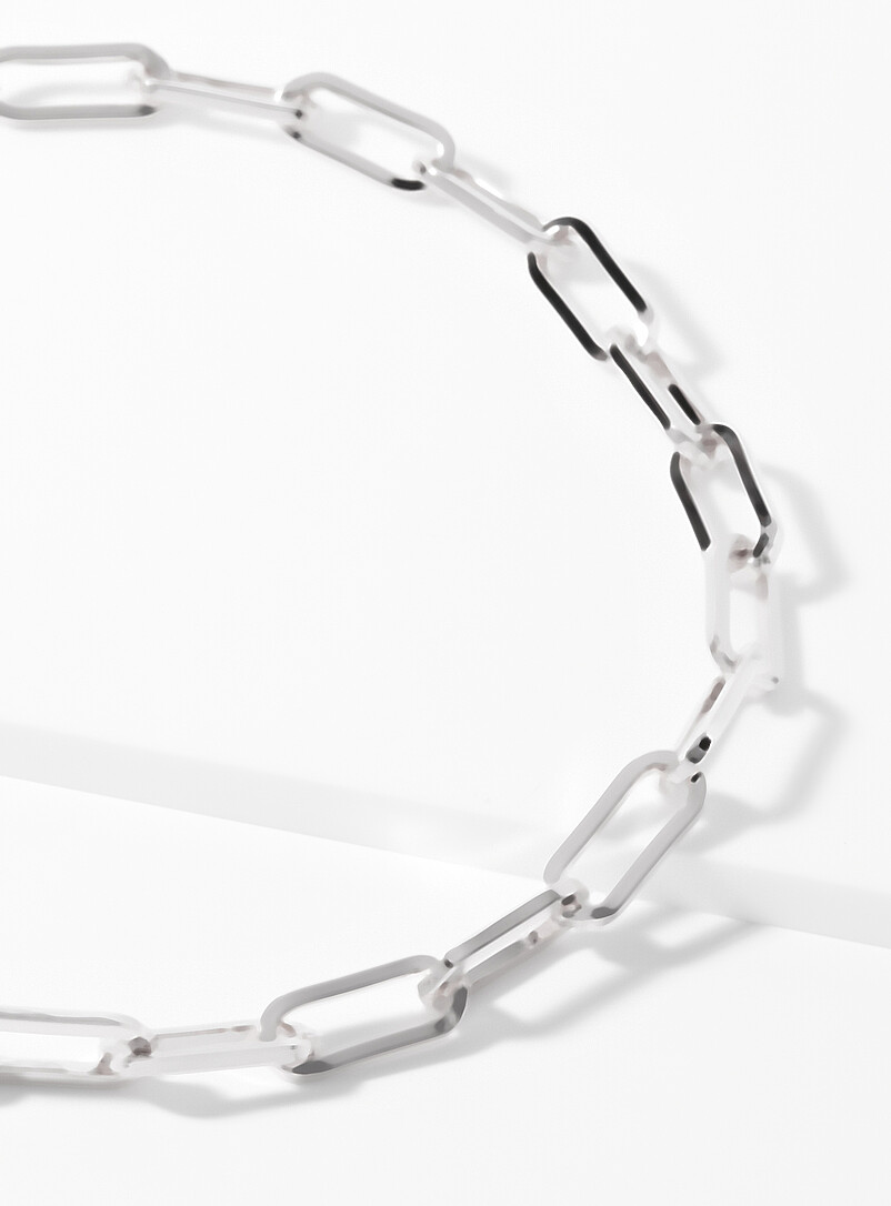 Oversized-link necklace product image (primary)