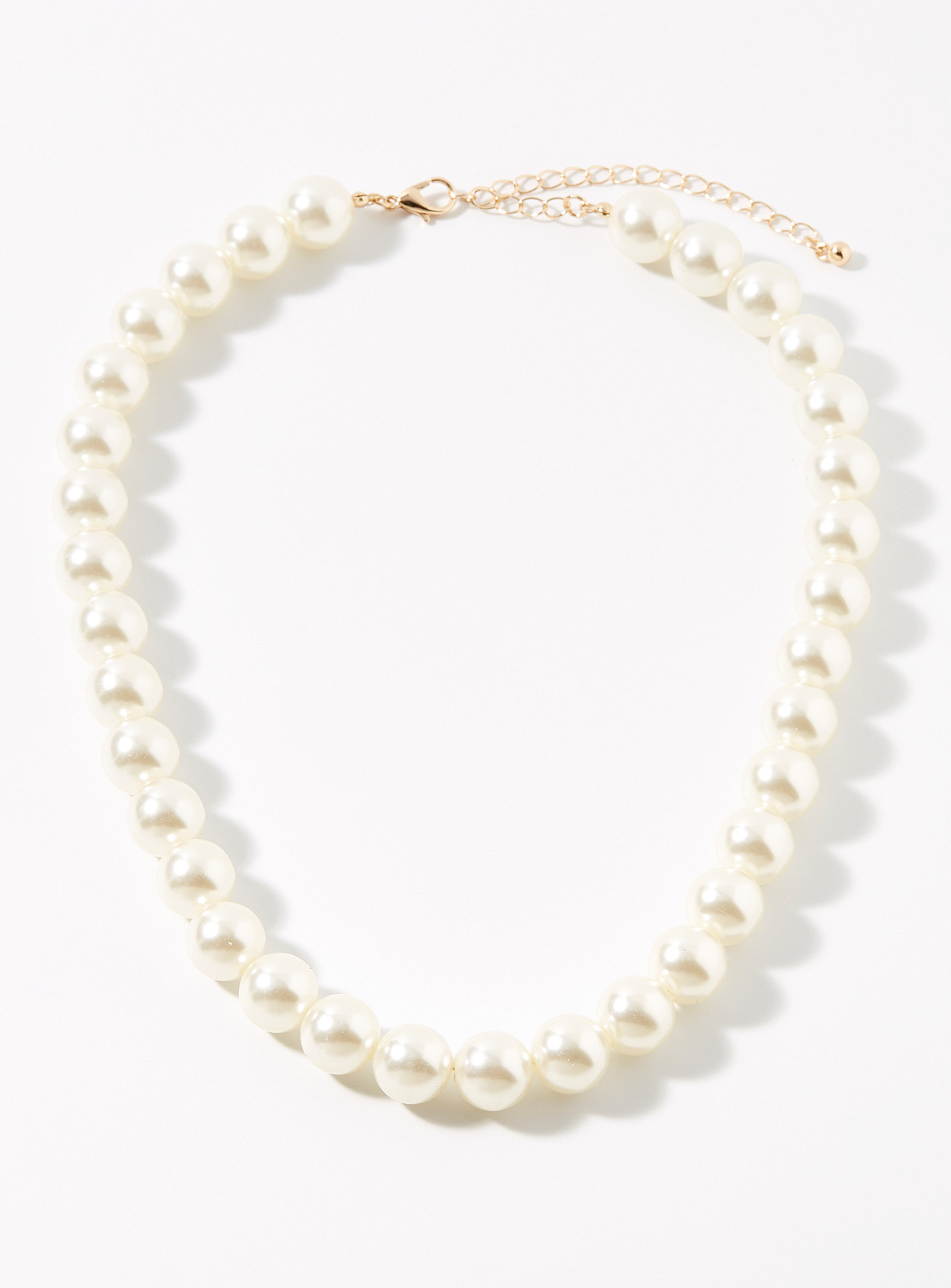 Simons - Women's Pearly bead statement necklace