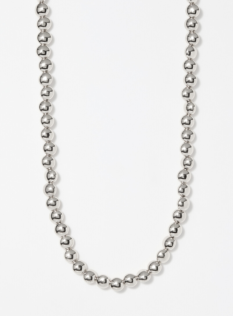 Metallic sheen necklace product image (primary)