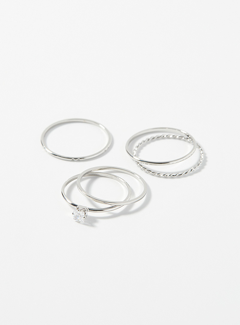Simplicity rings Set of 5 product image (primary)