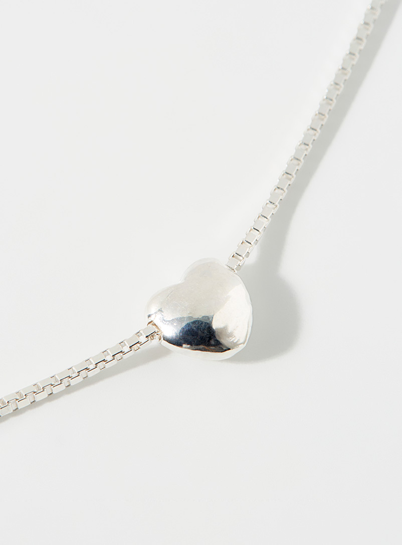 Mini-heart silver bracelet product image 2