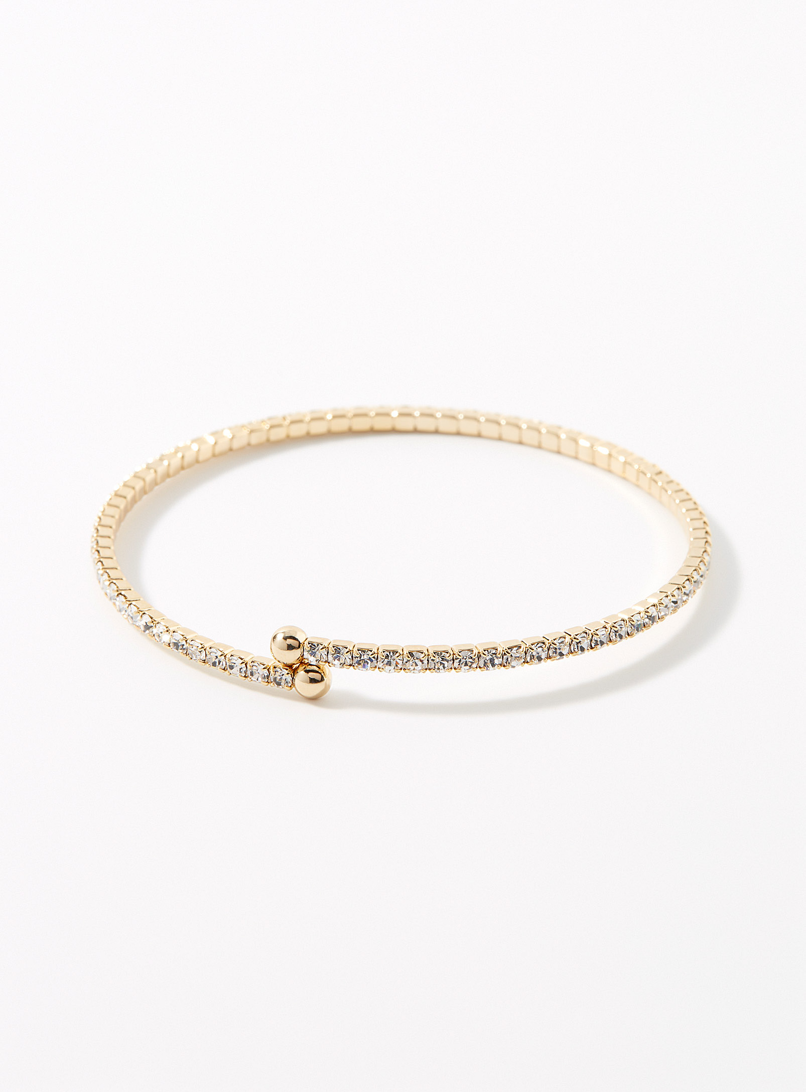 Simon's Shimmery Crystal Bangle In Assorted