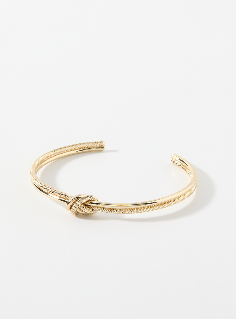 Double Bow-Like Open Bangle