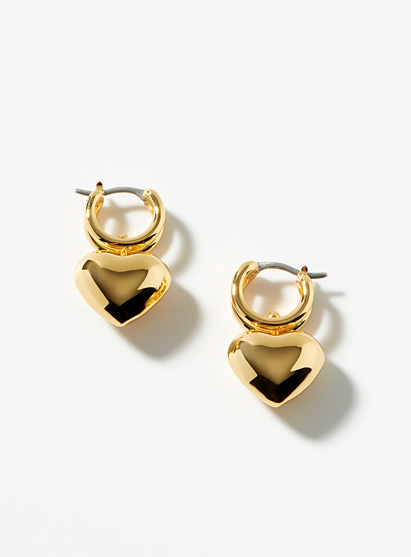 Jenny Bird Assorted Domed heart earrings for women
