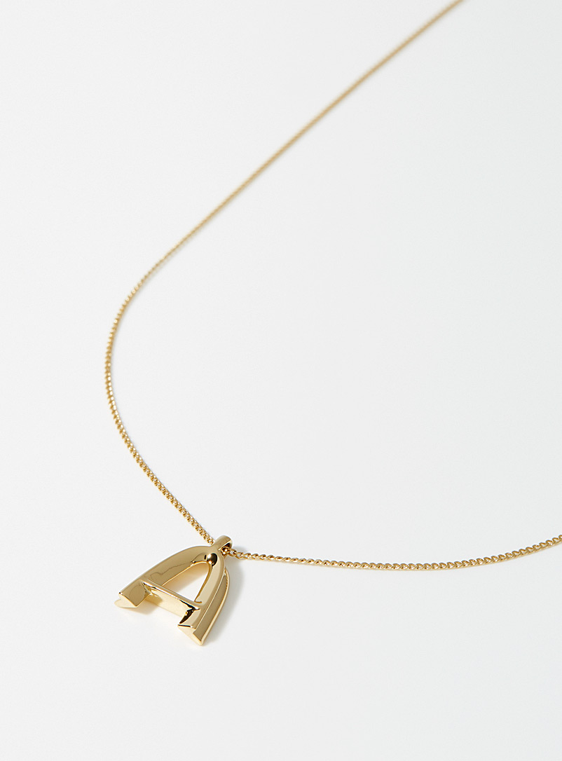 Jenny Bird A Alphabet letter necklace for women