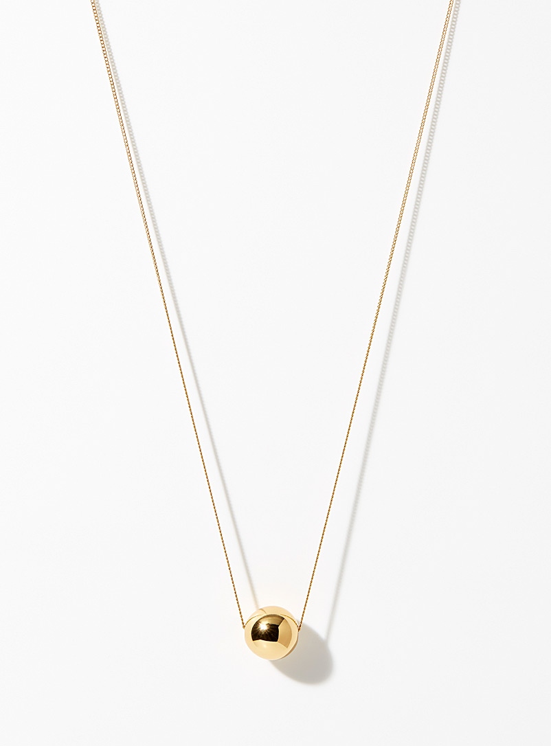 Jenny Bird Assorted Aurora golden sphere necklace for women
