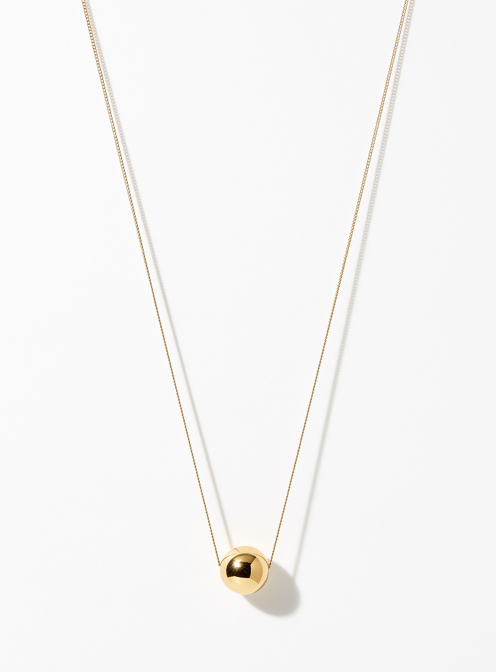Shop Jenny Bird Aurora Golden Sphere Necklace In Assorted