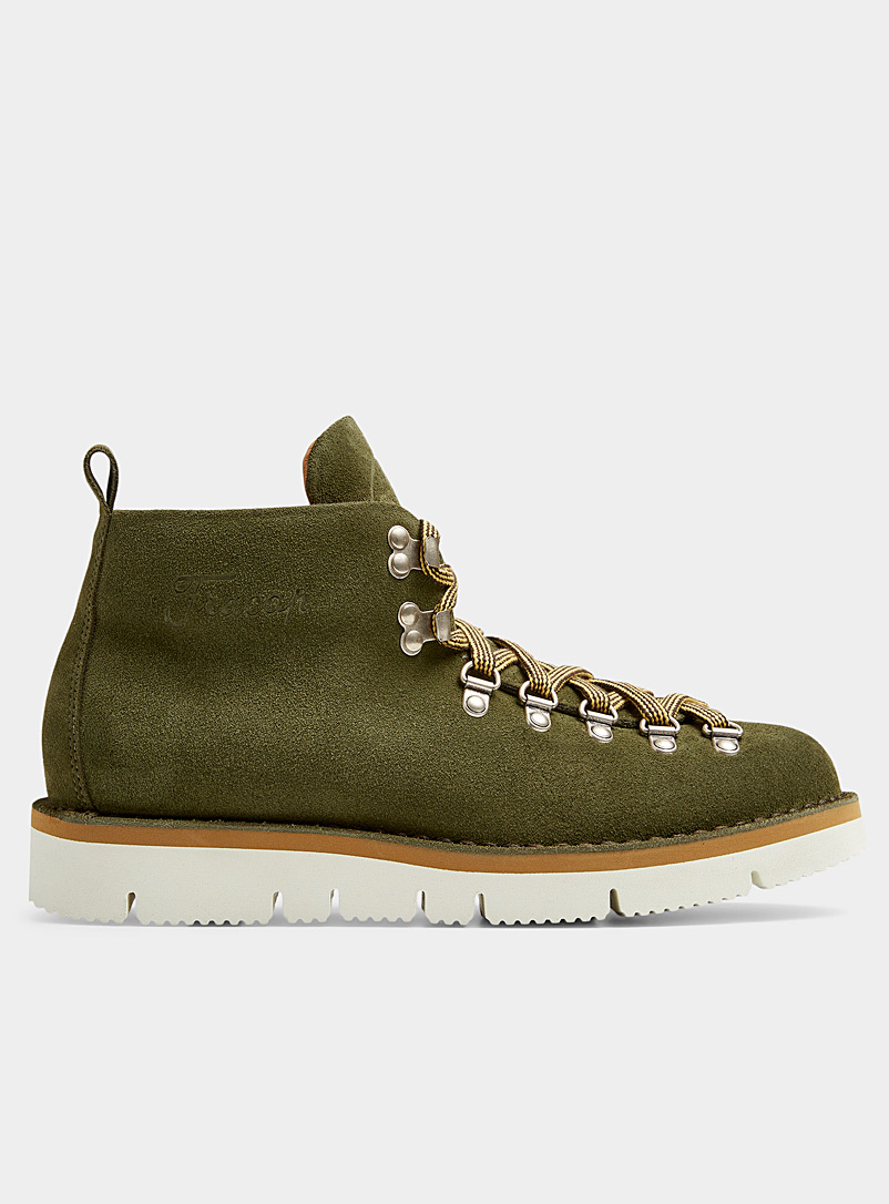 Fracap x Simons Mossy Green M120 suede heritage boots Men for men