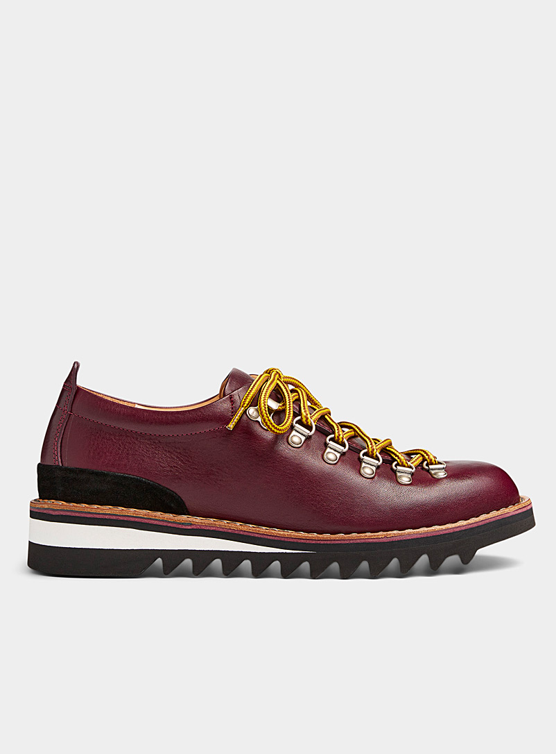 Simons x Fracap: La chaussure héritage M121 bordeaux Homme Rouge foncé-vin-rubis pour homme