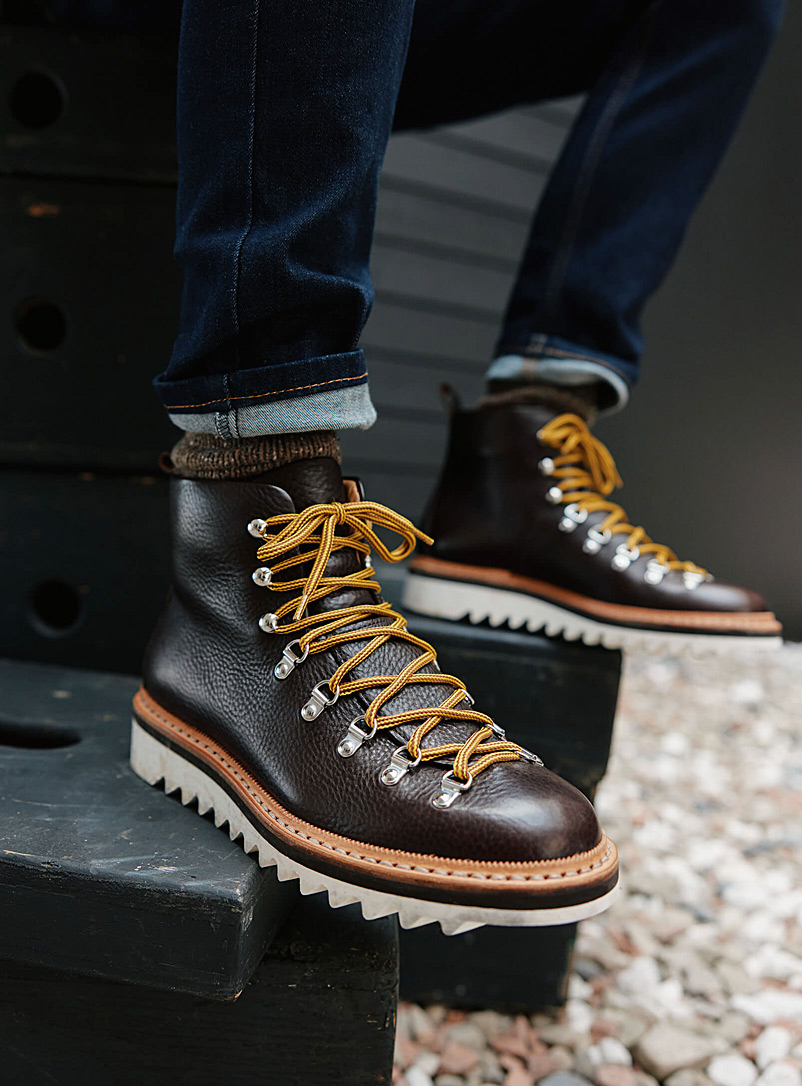 Simons x Fracap Brown M120 Alto Moro heritage boots Men for men