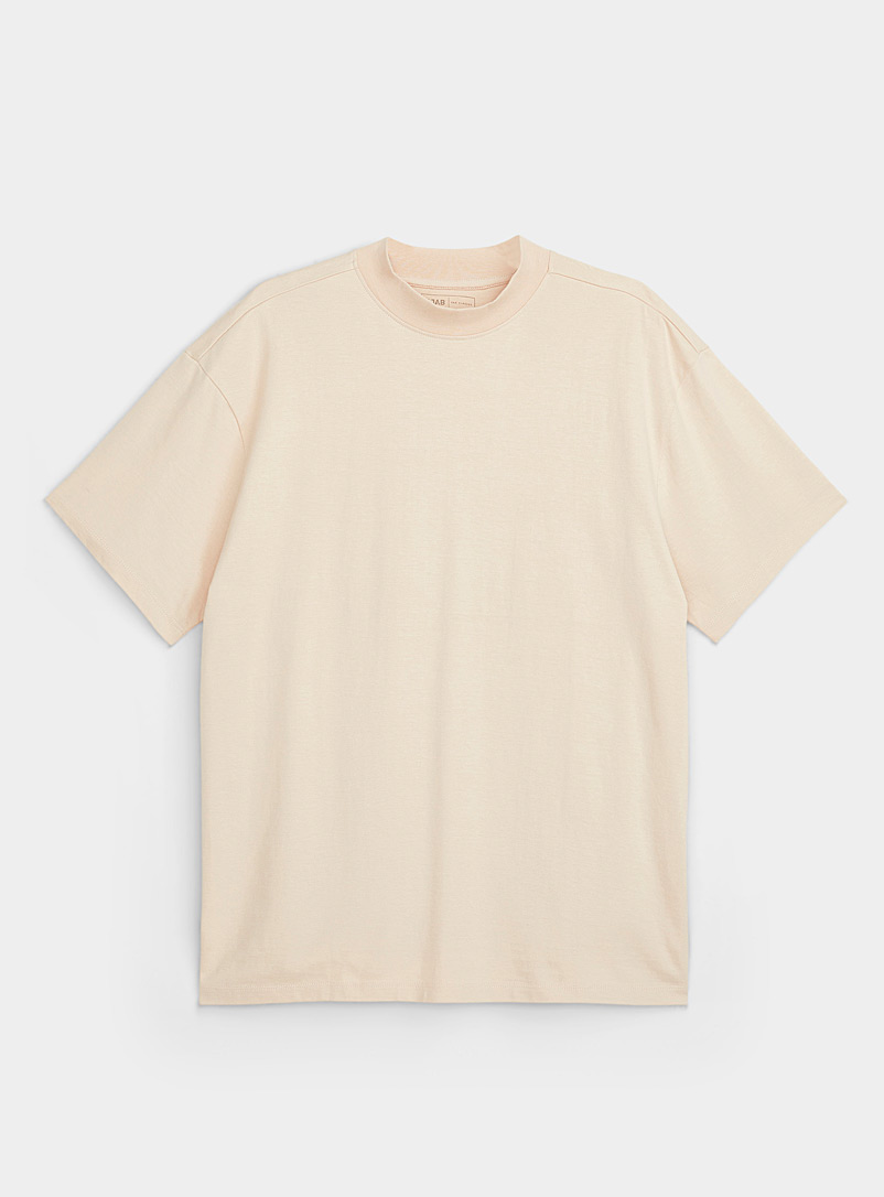 Mock-Neck Boxy T-shirt