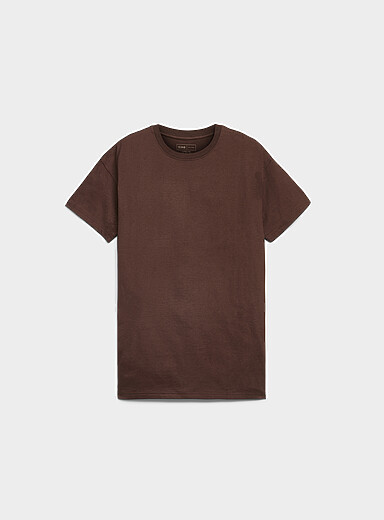 Crew-neck straight T-shirt DJAB 101 <b>Longline fit</b>