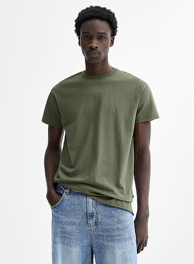 Crew-neck straight T-shirt DJAB 101 <b>Longline fit</b>
