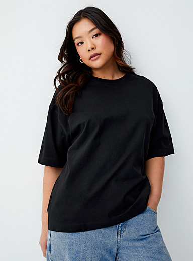 Women's Soft Basic Short Sleeve Crew Neck T-Shirt - Comfy Cotton Blend Top (Small, Red) - View #8