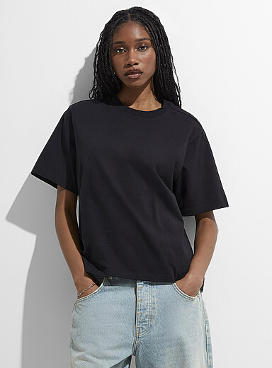 Le t-shirt carr&eacute; ample coton bio