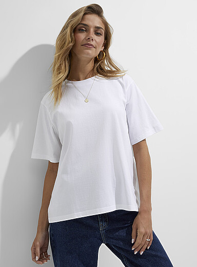 Le t-shirt carr&eacute; ample coton bio