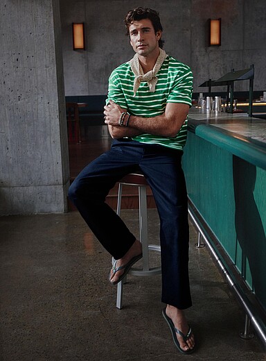 Nautical stripe tee <b>Comfort fit</b>