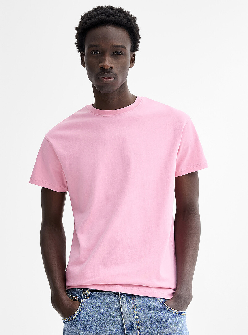 Crew-Neck Straight T-Shirt Djab 101 Longline Fit
