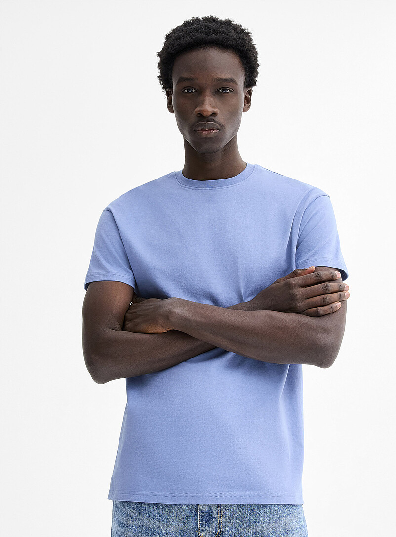 Crew-Neck Straight T-Shirt Djab 101 Longline Fit