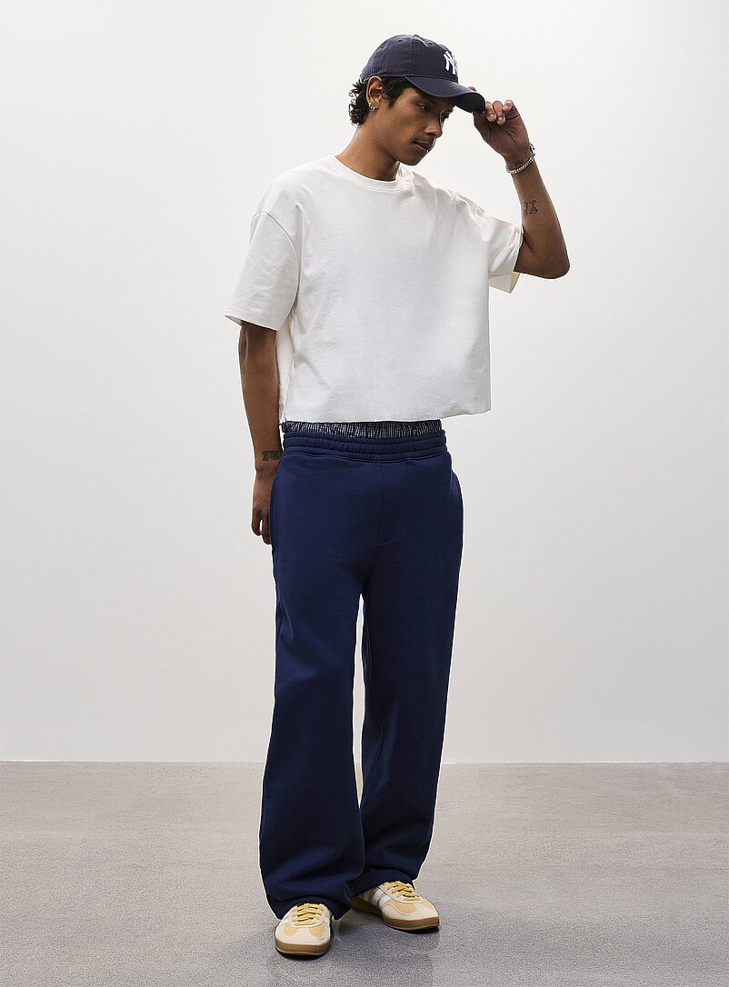 Cropped solid T-shirt Oversized fit product image 2