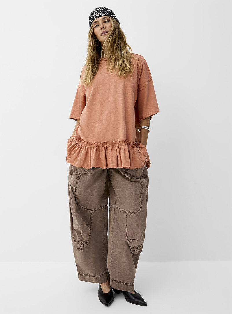 Ruffled oversized T-shirt product image 2