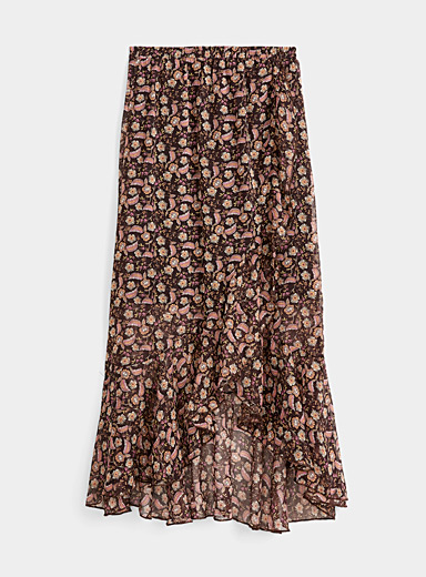 Mini-flower midi skirt | Icône | Women's Midi Skirts & Mid-Length ...