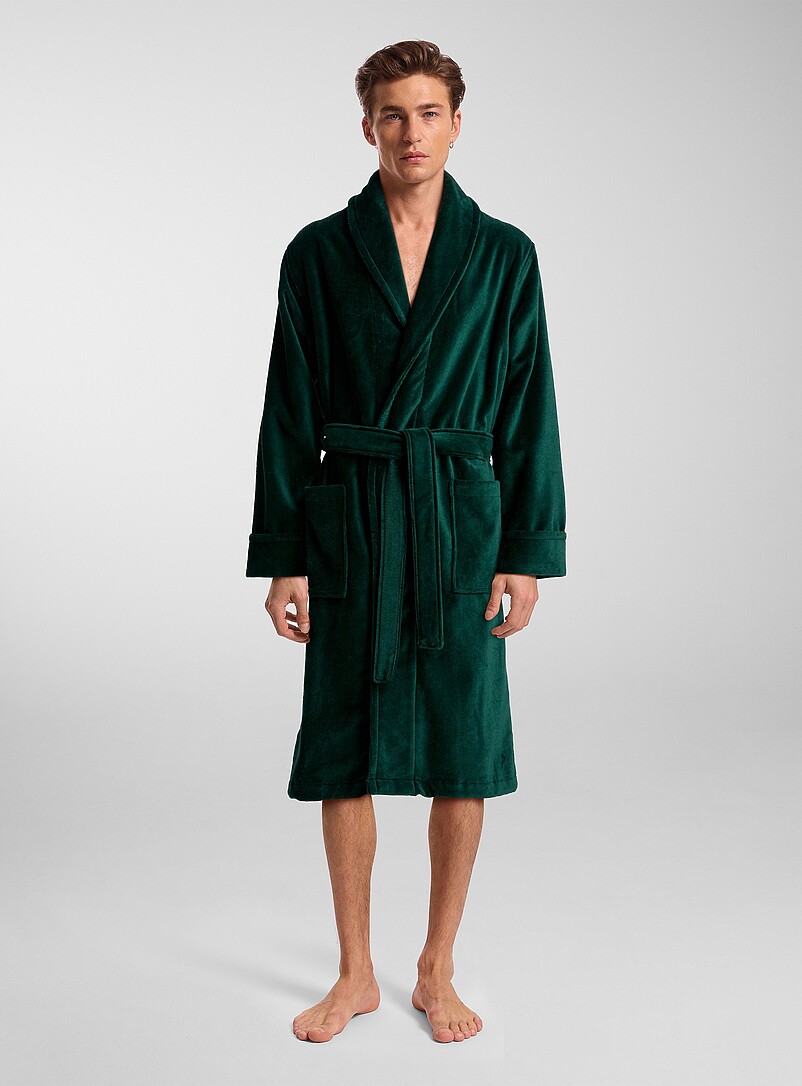 Moire Velvet Robe