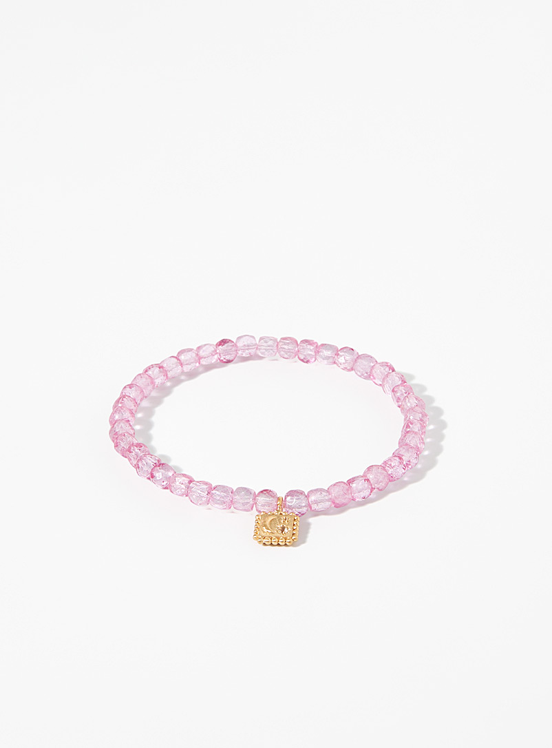 Satya Pink Golden moon topaz bracelet for women