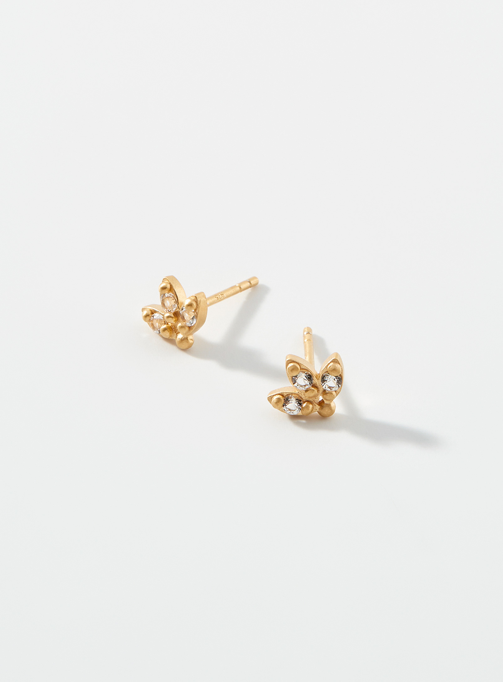 Satya Lotus Earrings In Gold