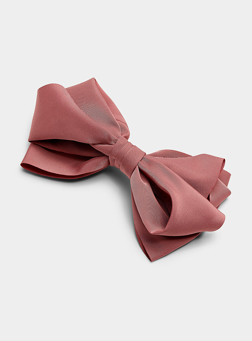 Simons Dusky Pink Oversized bow barrette for women