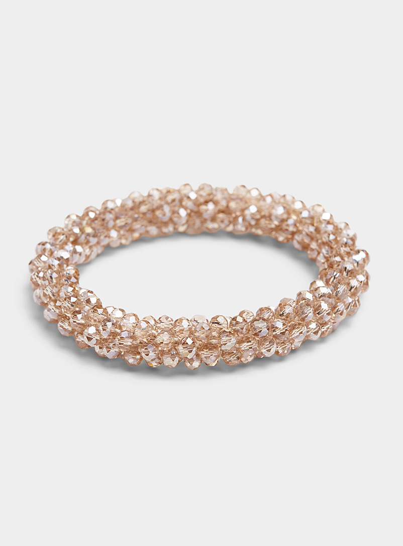 Faceted bead elastic product image (primary)