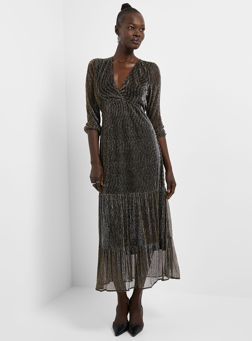 Simons Ruffle Robe Robes longues et Robes maxi pour Femme | Simons Canada