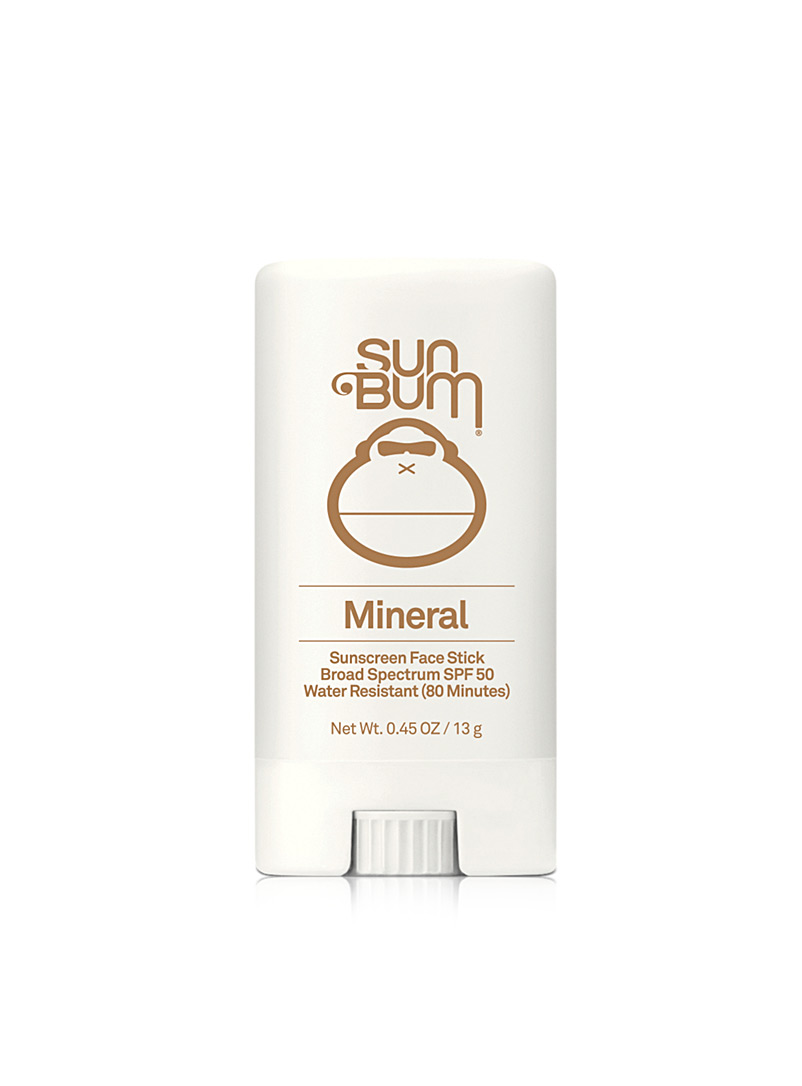 Sun Bum: L'écran solaire minéral en bâton FPS 50 Blanc pour homme