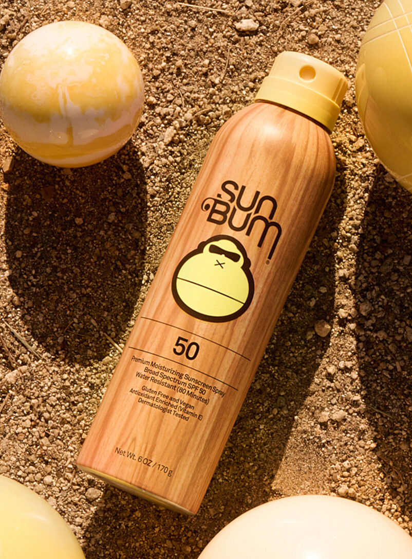 Sun Bum: L'&eacute;cran solaire en a&eacute;rosol FPS 50 Taupe pour homme