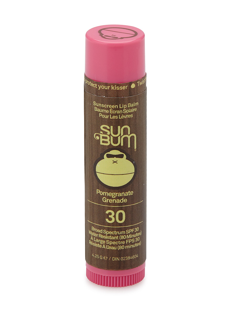 Sun Bum Brown Pomegranate SPF 30 sunscreen lip balm for men