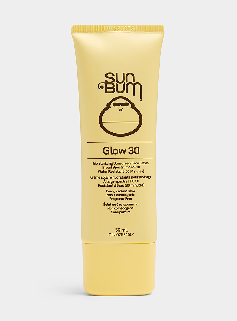 Sun Bum: La lotion solaire pour le visage Glow 30 Jaune or pour homme