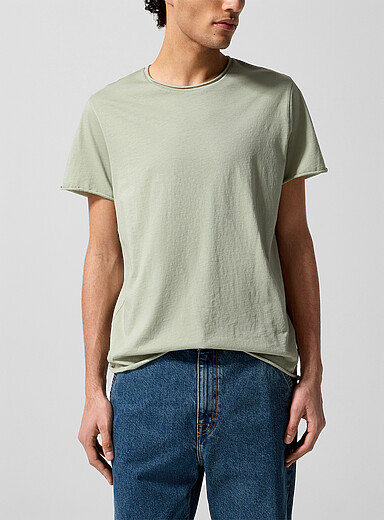Filippa K Green Rolled hem T-shirt for men
