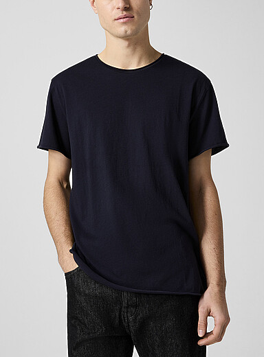Filippa K White Rolled hem T-shirt for men