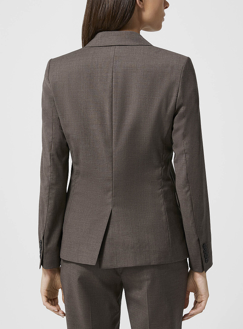 Filippa K Black Sasha stretch cool wool fitted blazer for women