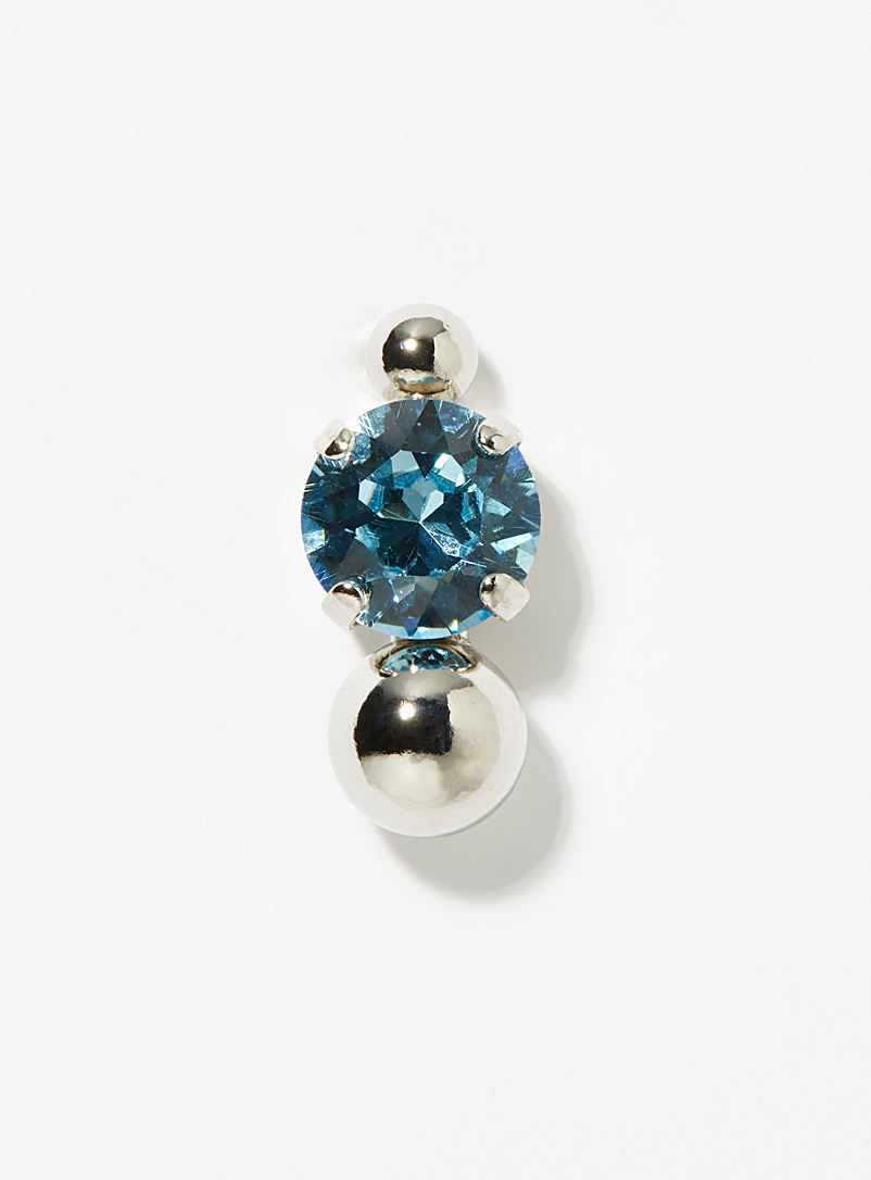 Justine Clenquet Blue Jackie earring for women
