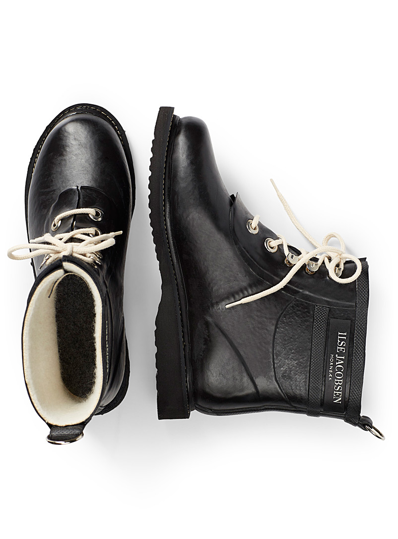 Ilse Jacobsen Light Grey Ankle-length rain boots Women for women