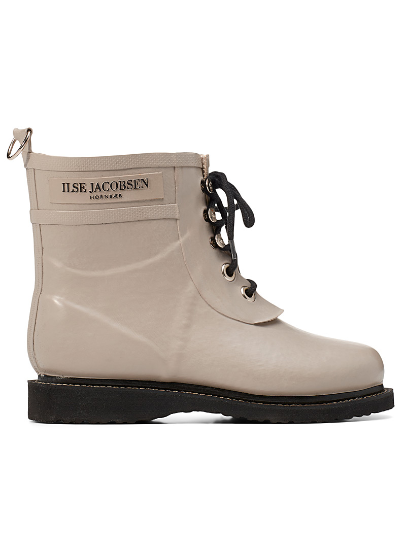 Ilse Jacobsen Light Grey Ankle-length rain boots Women for women